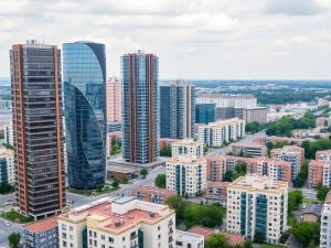 RoAfaceri 9 Clădiri moderne în București, România.